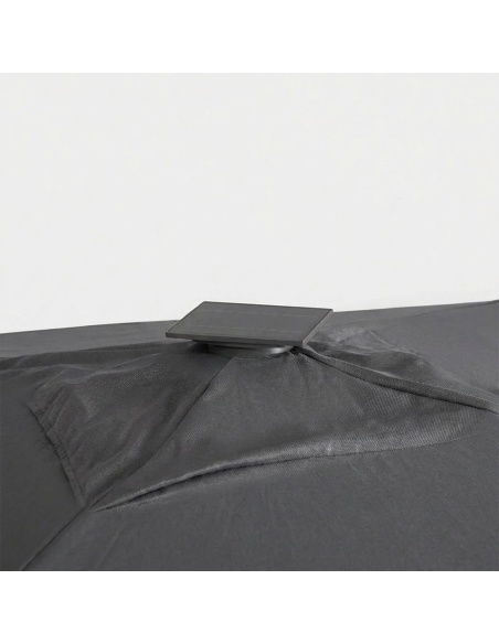 Hydrus: Professioneller Sonnenschirm mit Mittelmast 5×5 m und Ø6 m