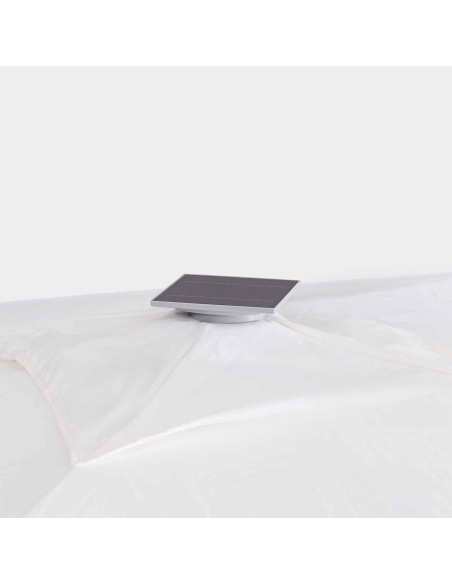 Hydrus: Professioneller Sonnenschirm mit Mittelmast 5×5 m und Ø6 m