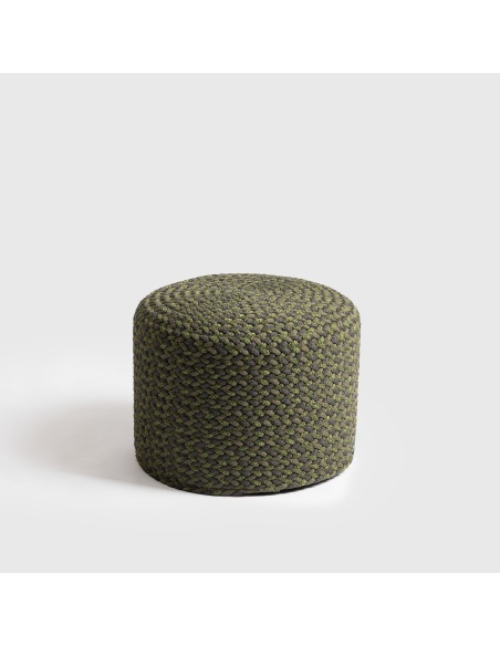 Thyrea: Geflochtener Outdoor-Pouf im Maanta Design