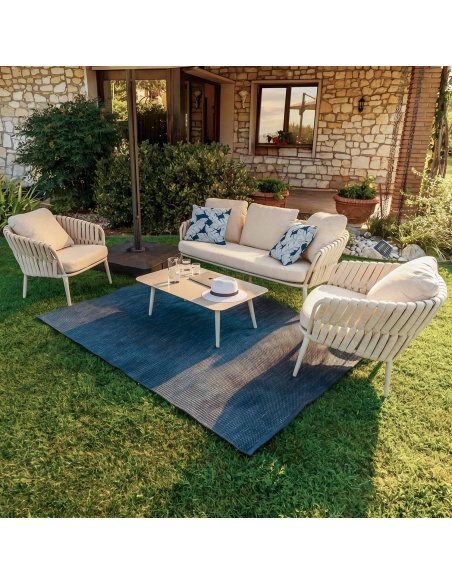Tramelia: Handgeflochtener Outdoor-Teppich