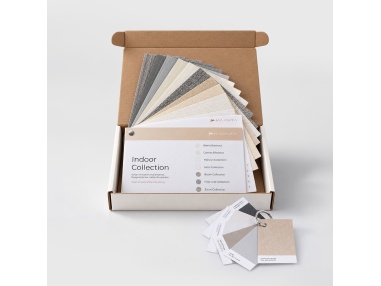 Stoffmuster Rollos: Farben & Materialien