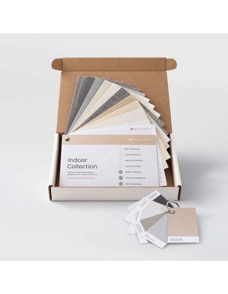Stoffmuster Rollos: Farben & Materialien