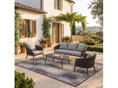 Outdoor Teppich für Garten, Balkon und Terrasse