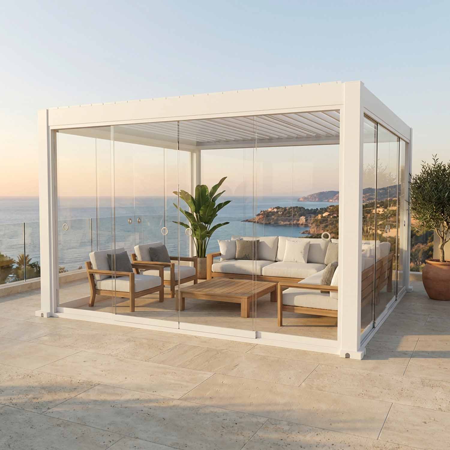 Zwei Aluminiumfarben