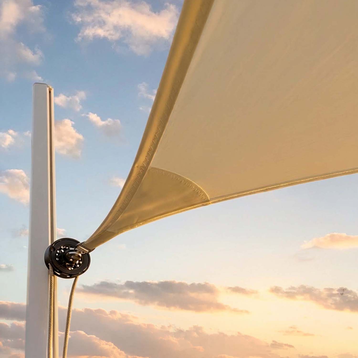 Kompatibel mit jedem Sonnensegel