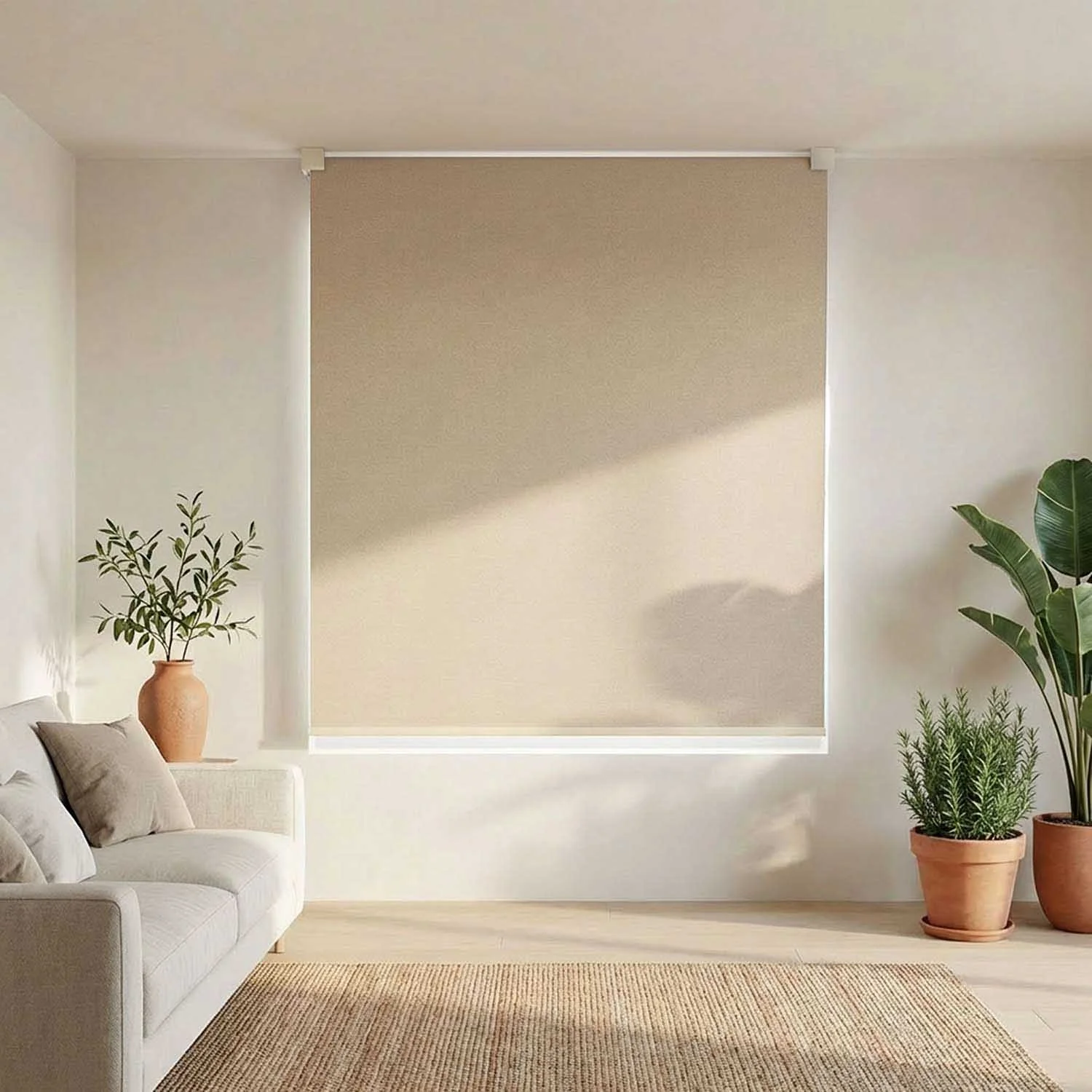 Canvas Blackout Desert Beige – Platte Soft Ivory