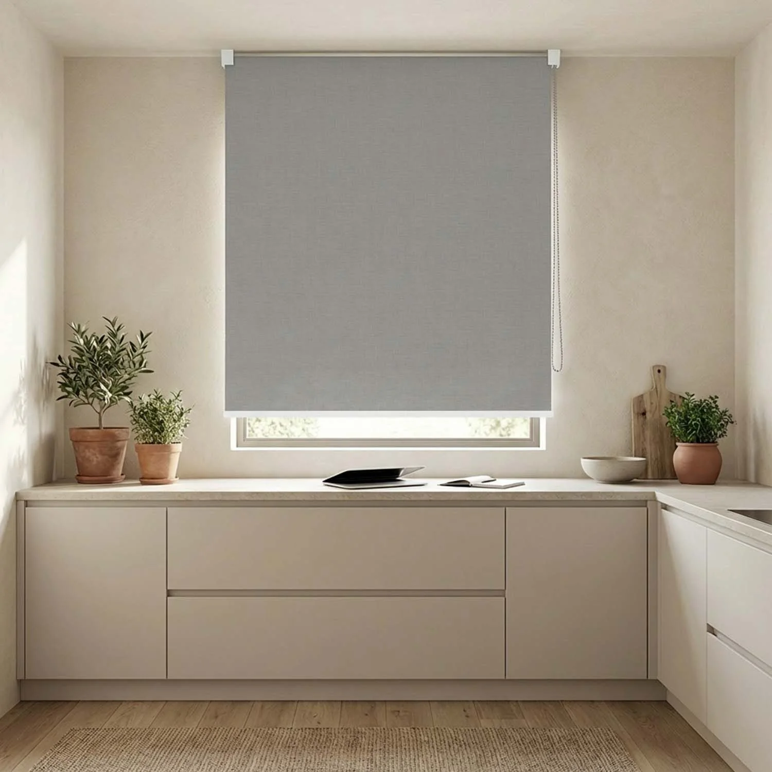 Canvas Blackout Silver Grey – Platte Textured White