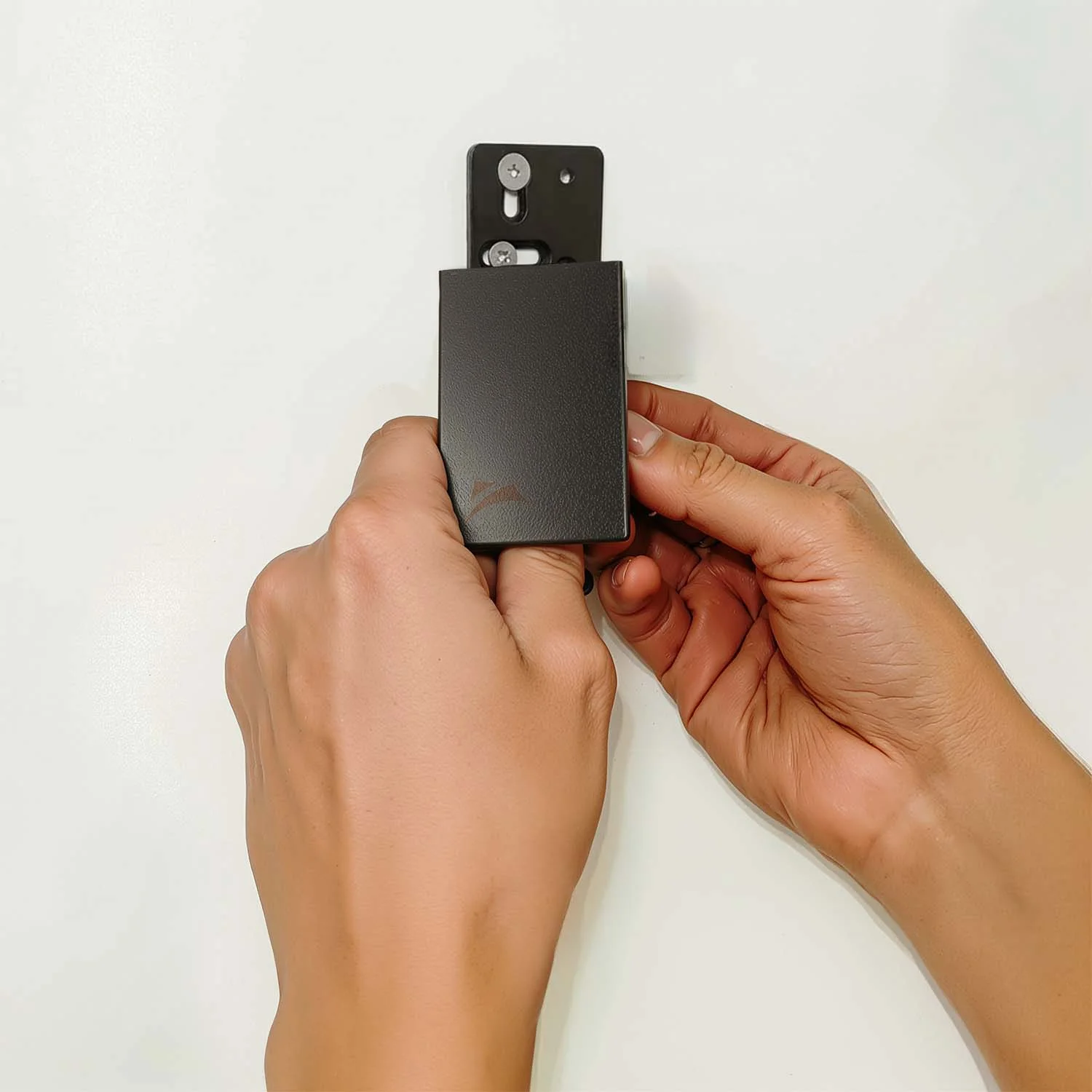 Schema Wandmontage - Seitenansicht