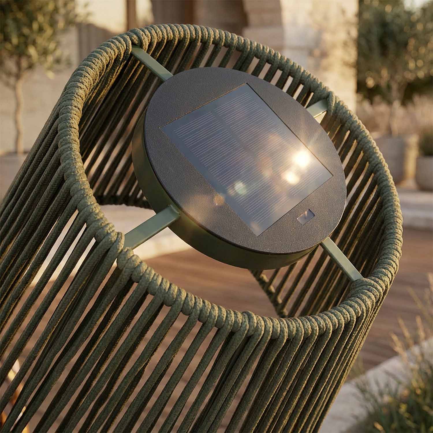 Integriertes Solarpanel